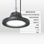 Campana LED industrial - 150W - PHILIPS Lumileds - Driver LIFUD - 5000K - IP65 - 7 años garantía