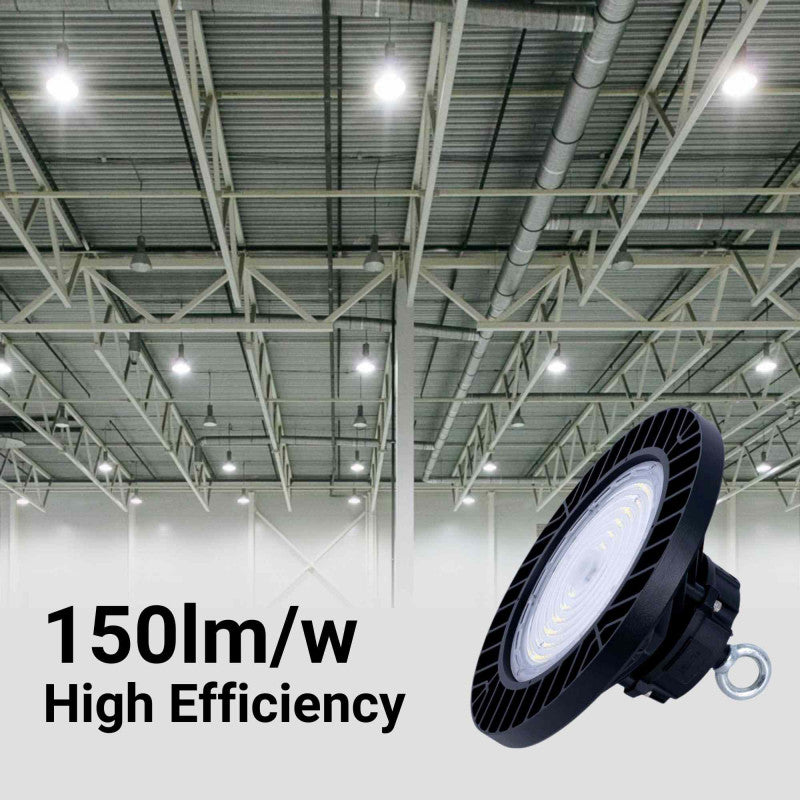 Campana LED industrial - 150W - PHILIPS Lumileds - Driver LIFUD - 5000K - IP65 - 7 años garantía