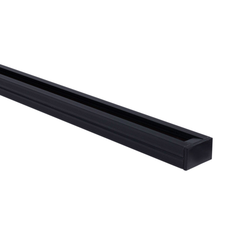 Carril monofásico de PVC para focos LED - Superficie - 2 metros