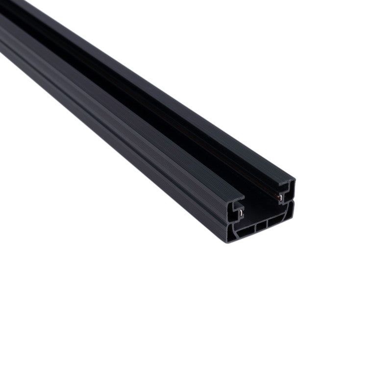 Carril monofásico de PVC para focos LED - Superficie - 2 metros
