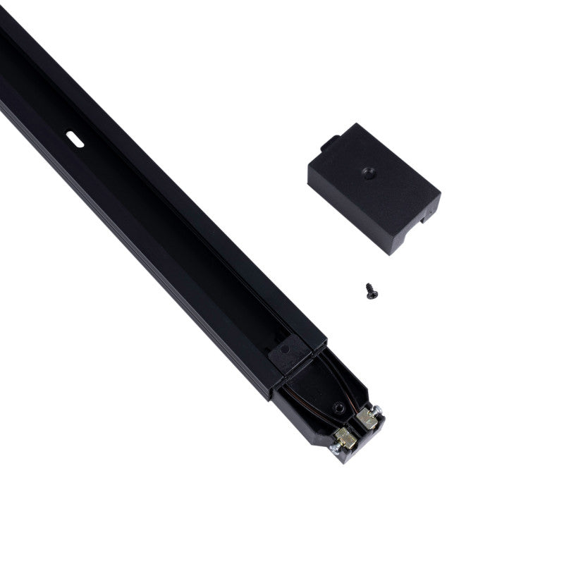 Carril monofásico de PVC para focos LED - Superficie - 2 metros