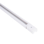 Carril monofásico de PVC para focos LED - Superficie - 2 metros