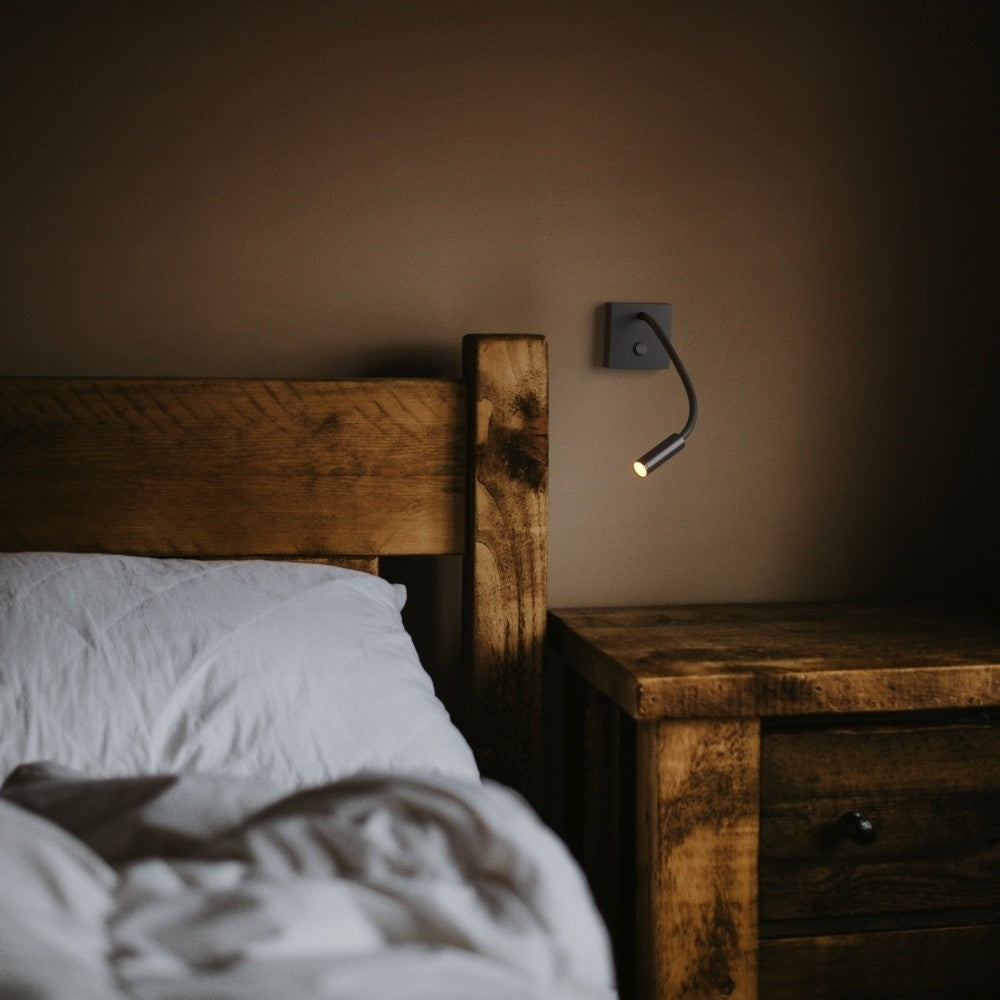 Aplique de pared flexible para lectura "Hale" - 3W