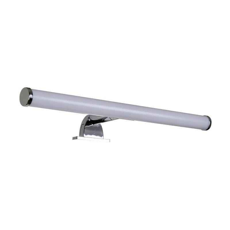 Aplique de baño tubular opal - 3 tipos de fijación - 6W - 540Lm - IP44 - 40cm