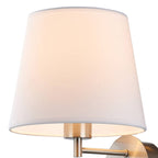 Aplique de pared "PAIR" E27 con foco LED de lectura 3W