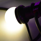 Guirnalda Exterior conectable en serie IP44 6,5m con 10 casquillos E27