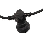 Guirnalda Exterior conectable en serie IP44 6,5m con 10 casquillos E27