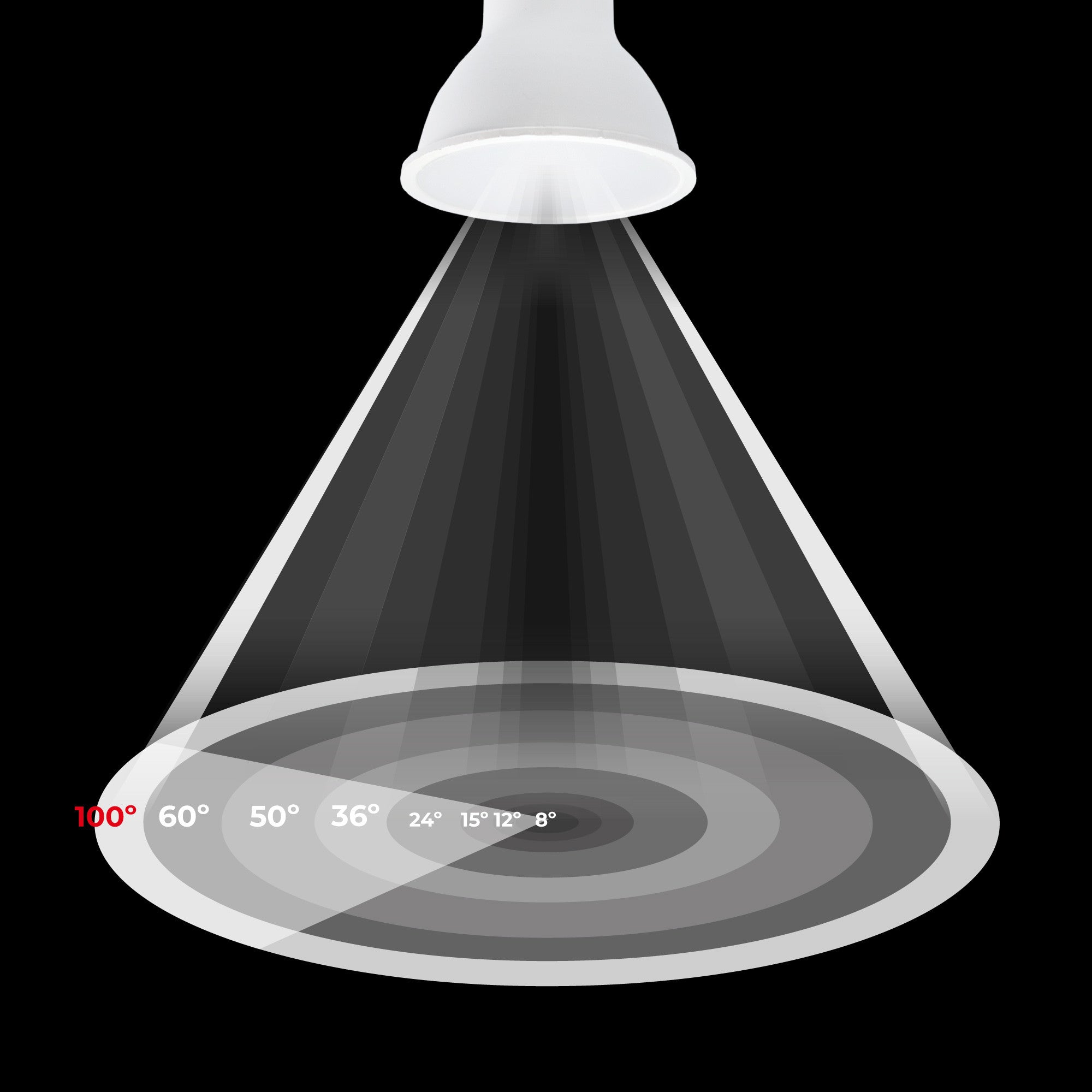 Bombilla LED GU10 - 5W - 120°