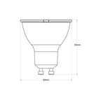 Bombilla LED GU10 - 5W - 120°