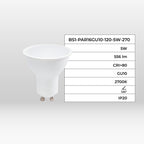 Bombilla LED GU10 - 5W - 120°