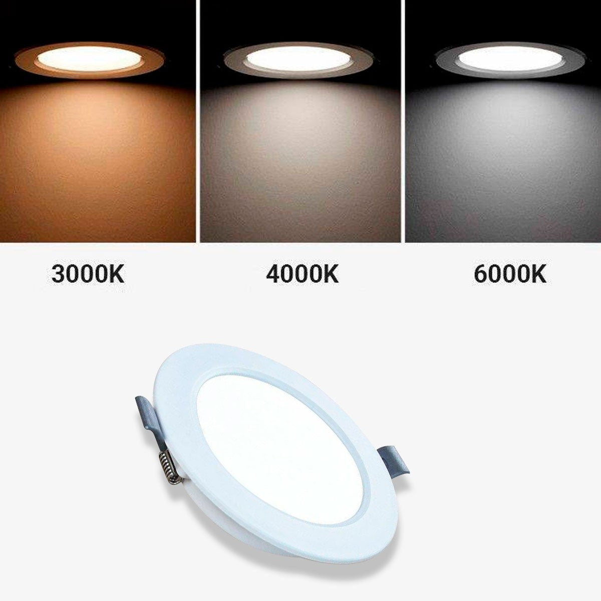 Downlight LED circular empotrable 20W - Corte Ø190mm