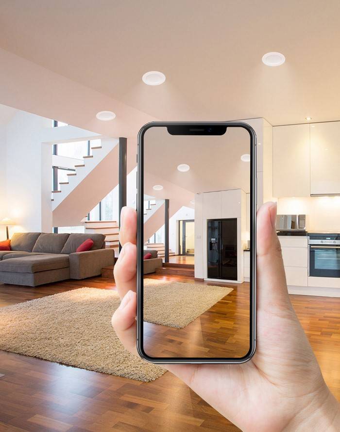 Downlight LED circular empotrable 4W - Corte Ø77mm