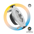 Downlight LED interior - 7W - CCT - DIMABLE TRIAC - 630lm - Corte Ø 70mm - IP20