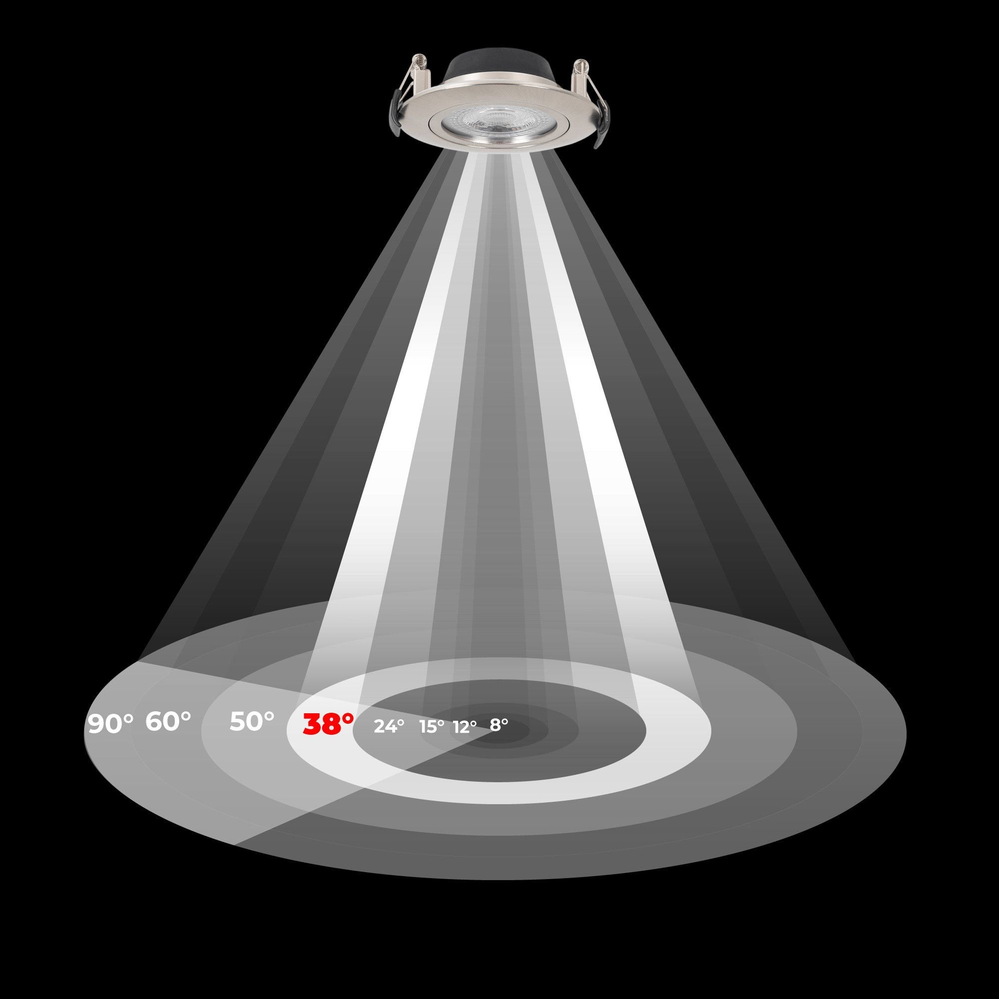 Downlight LED interior - 7W - CCT - DIMABLE TRIAC - 630lm - Corte Ø 70mm - IP20