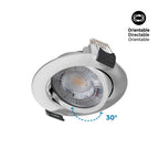 Downlight LED interior - 7W - CCT - DIMABLE TRIAC - 630lm - Corte Ø 70mm - IP20
