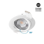 Downlight LED interior - 7W - CCT - DIMABLE TRIAC - 630lm - Corte Ø 70mm - IP20