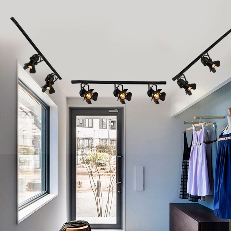 Foco carril monofásico orientable "Cinema" - E27