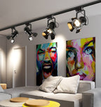 Foco riel monofásico orientable "Cinema" - E27