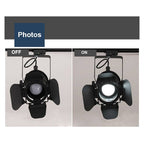 Foco riel monofásico orientable "Cinema" - E27