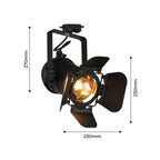 Foco riel monofásico orientable "Cinema" - E27