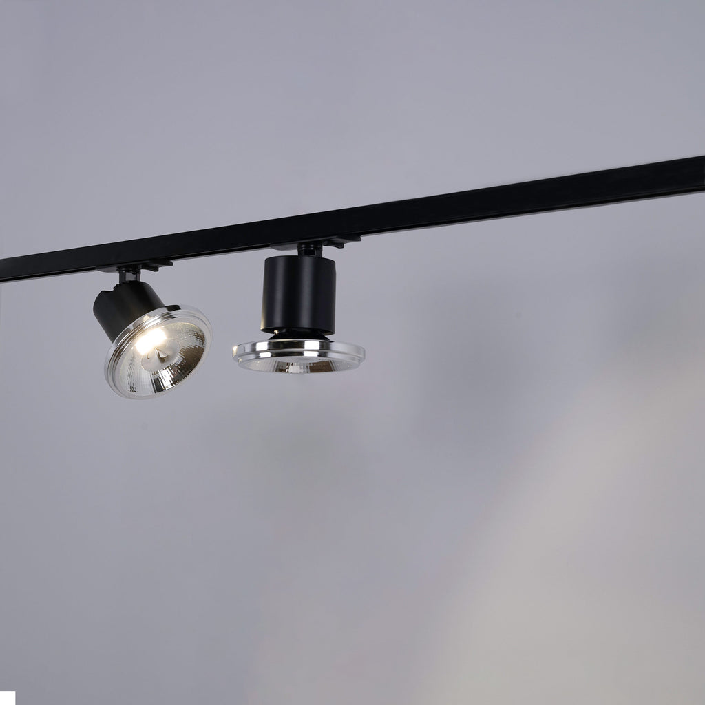 Foco para carril monofásico con casquillo GU10 - AR111