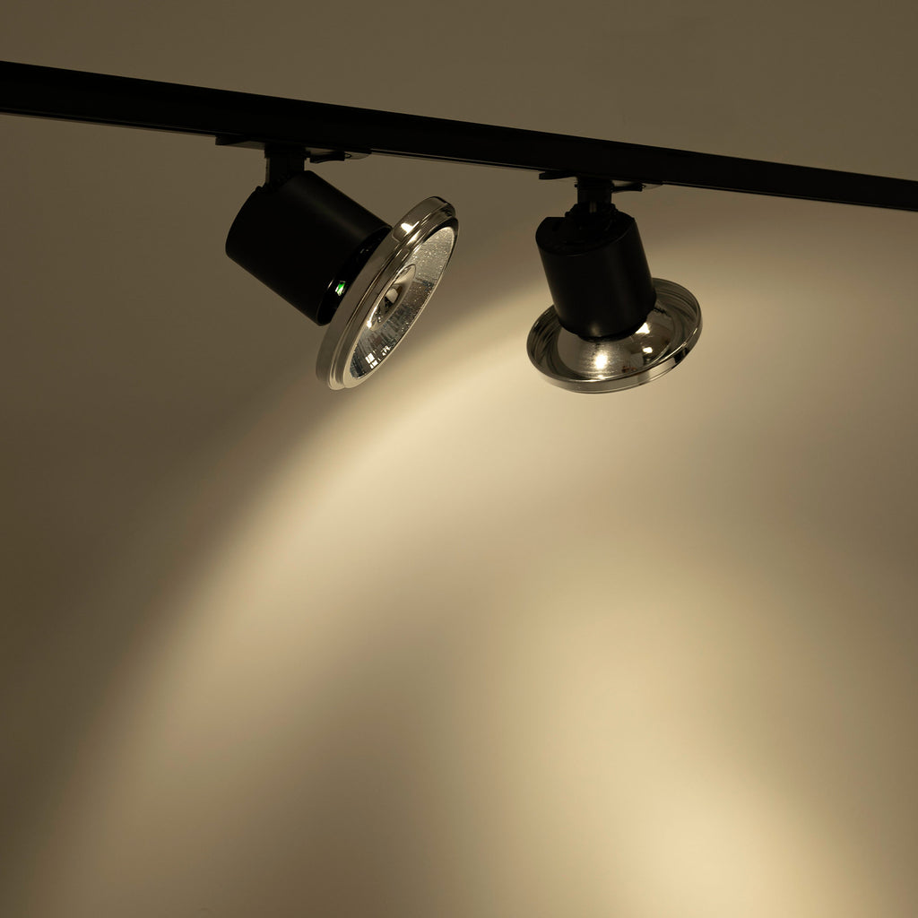 Foco para carril monofásico con casquillo GU10 - AR111