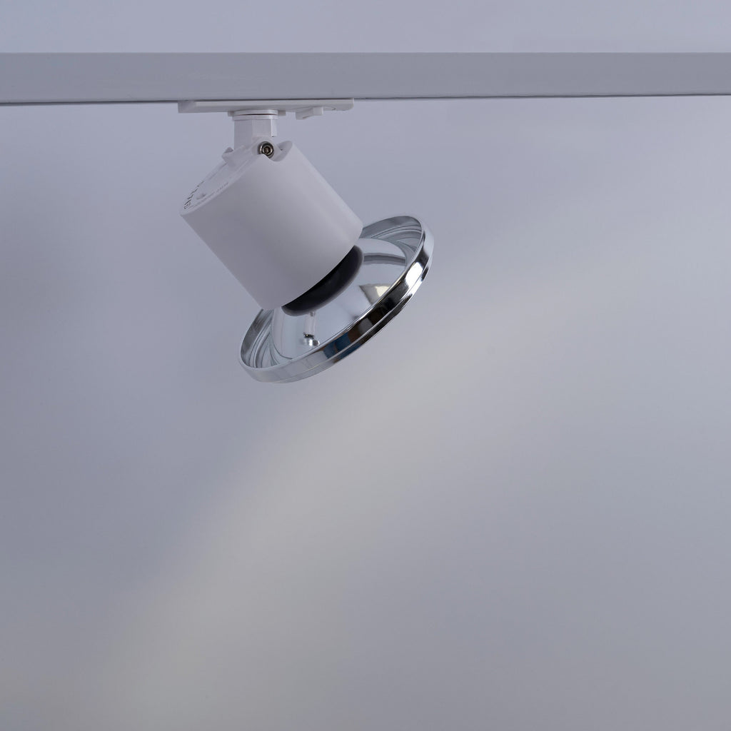 Foco para carril monofásico con casquillo GU10 - AR111