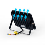 Proyector LED exterior 30W - 95lm/W - IP65 - Negro