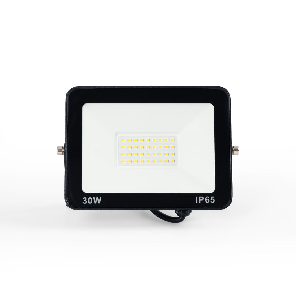 Proyector LED exterior 30W - 95lm/W - IP65 - Negro