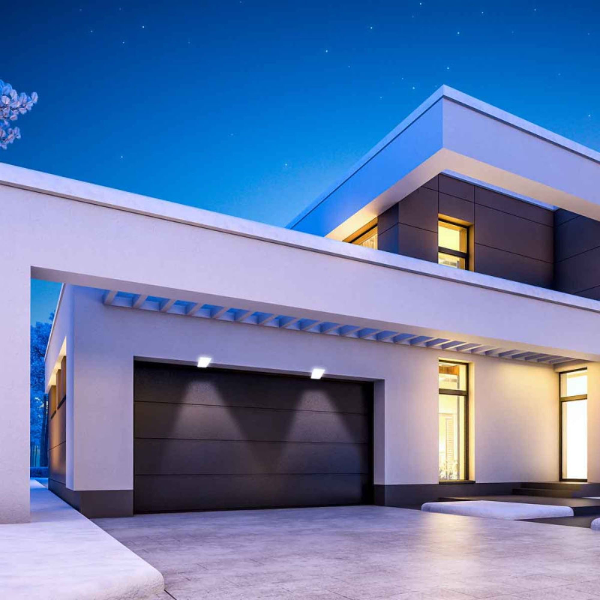 Proyector LED exterior 30W - 95lm/W - IP65 - Negro