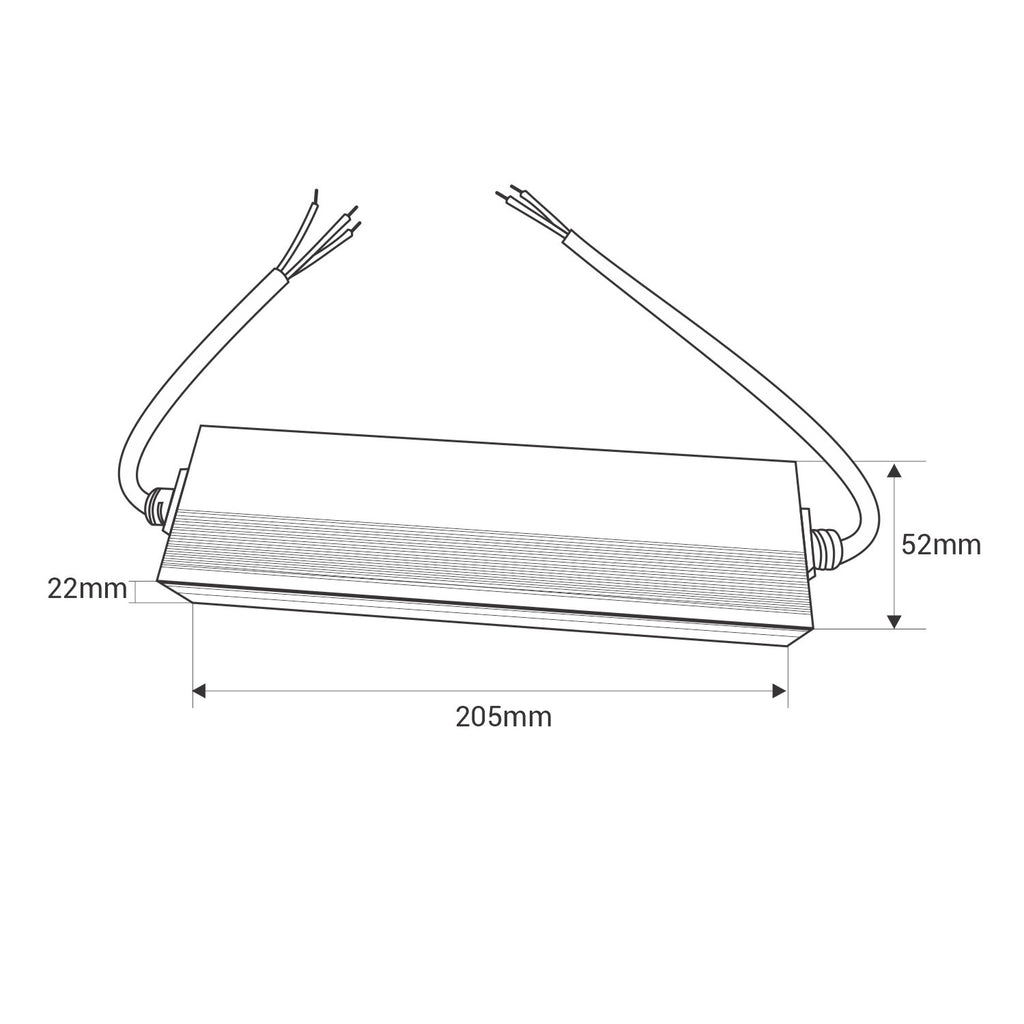 Fuente de alimentación estanca slim 100W 24V - 4.2A - IP67