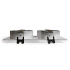 Cardan empotrable basculante para 2 bombillas GU10, MR16