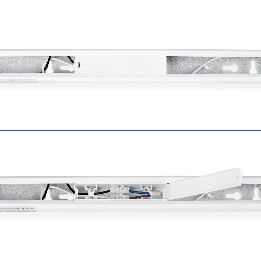 Kit regleta portatubos + tubo LED T8 - 18W - 120cm