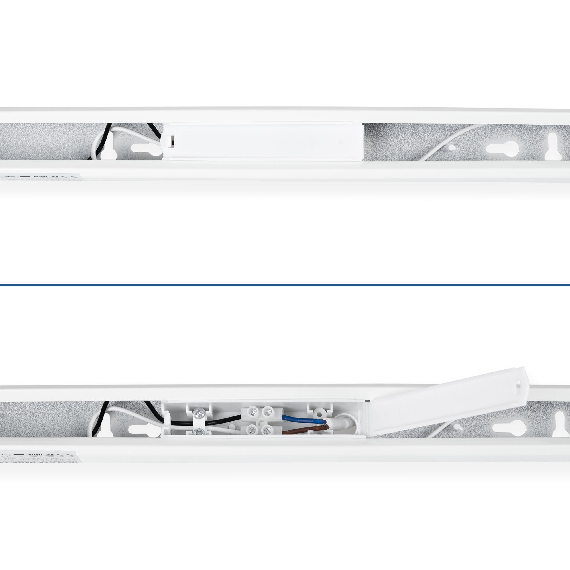 Kit regleta portatubos + tubo LED T8 - 18W - 120cm