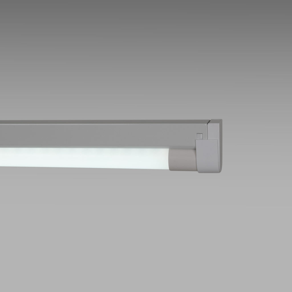 Kit regleta portatubos + tubo LED T8 - 18W - 120cm