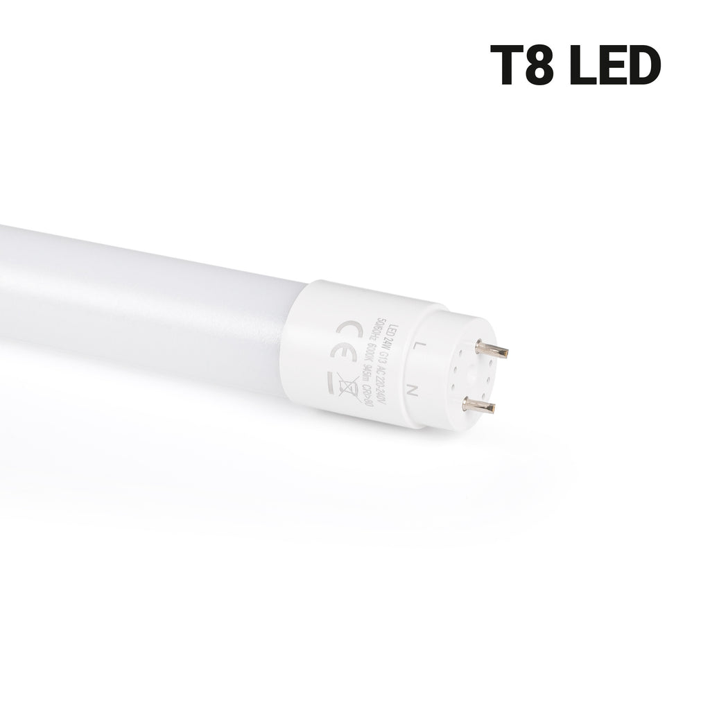 Kit regleta portatubos + tubo LED T8 - 24W - 150cm