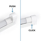 Kit listón portatubos + tubo LED T8 - 24W - 150cm