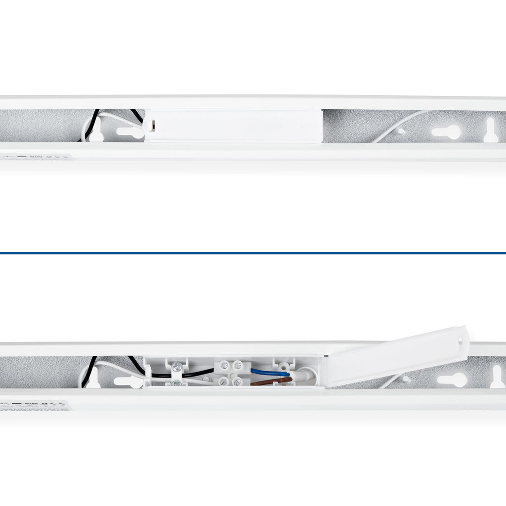 Kit regleta portatubos + tubo LED T8 - 24W - 150cm