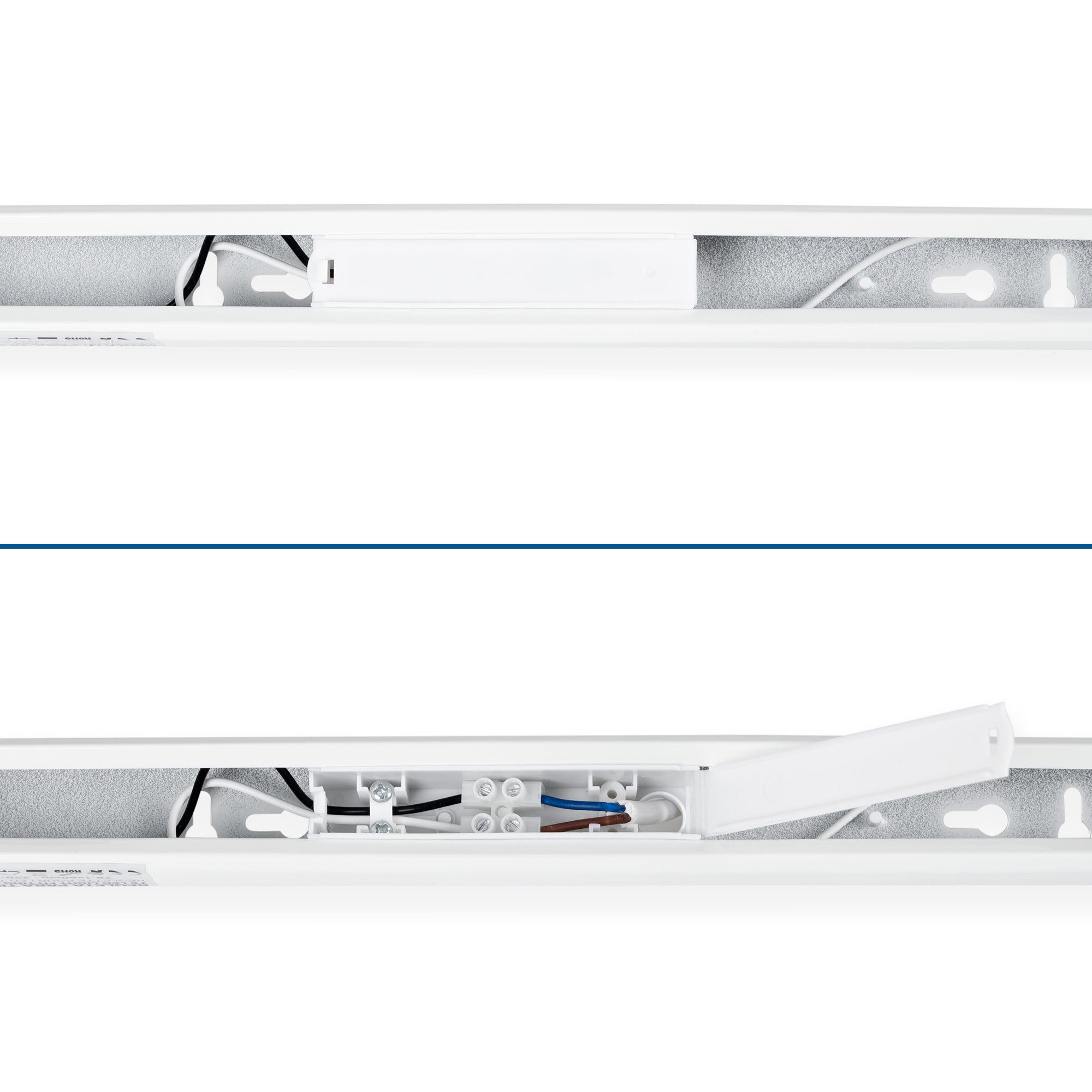 Kit regleta portatubos + tubo LED T8 - 24W - 150cm