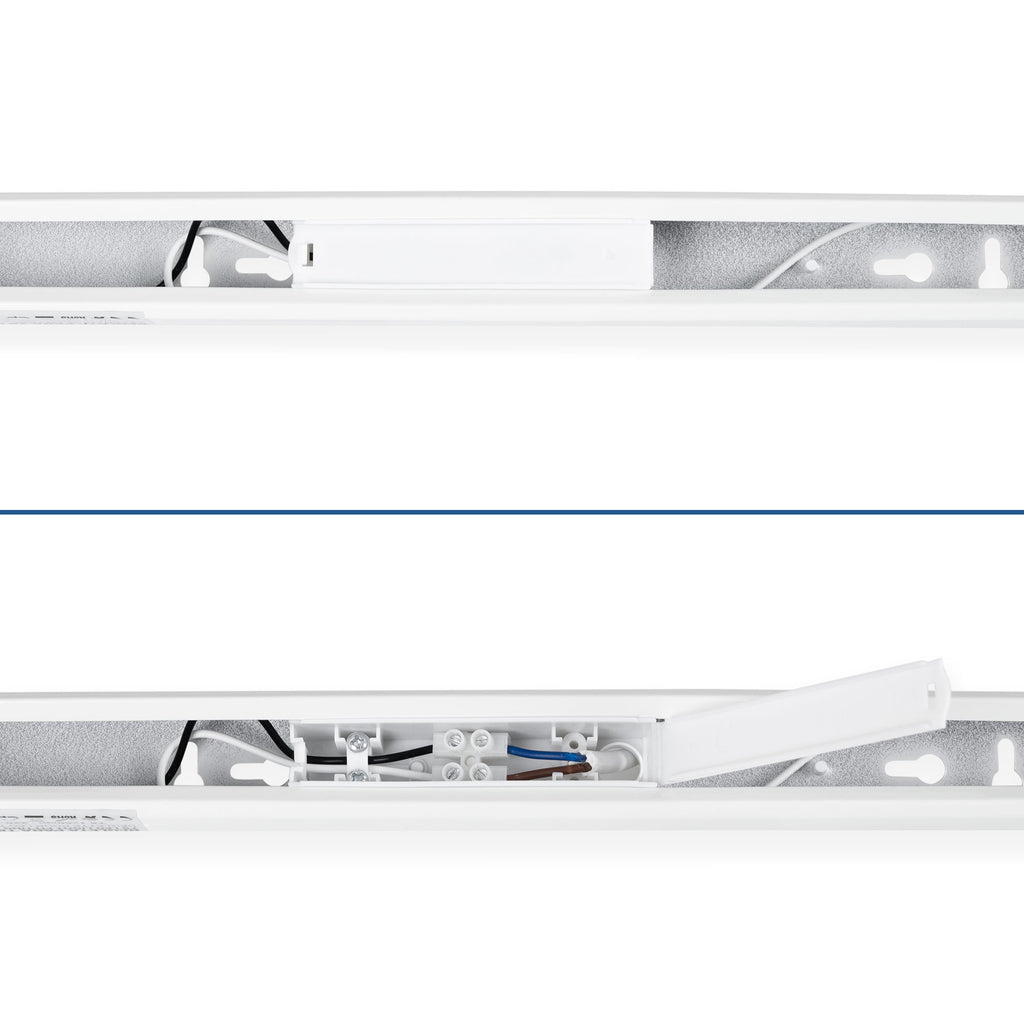 Kit regleta portatubos + tubo LED T8 - 9W - 60cm