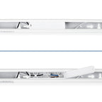 Kit listón portatubos + tubo LED T8 - 9W - 60cm