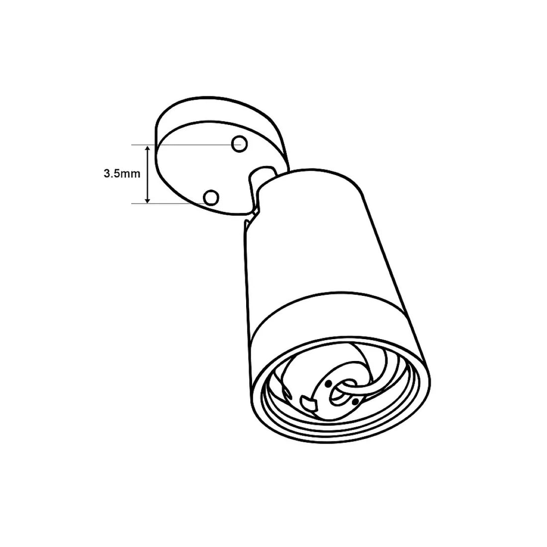 Foco de techo LED orientable - GU10 - Barcelona LED Argentina