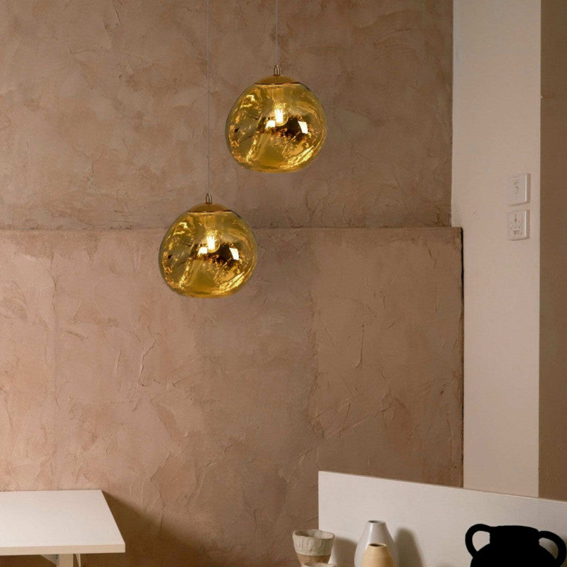 Lámpara colgante cristal de diseño "Abril"  - Ø 28cm