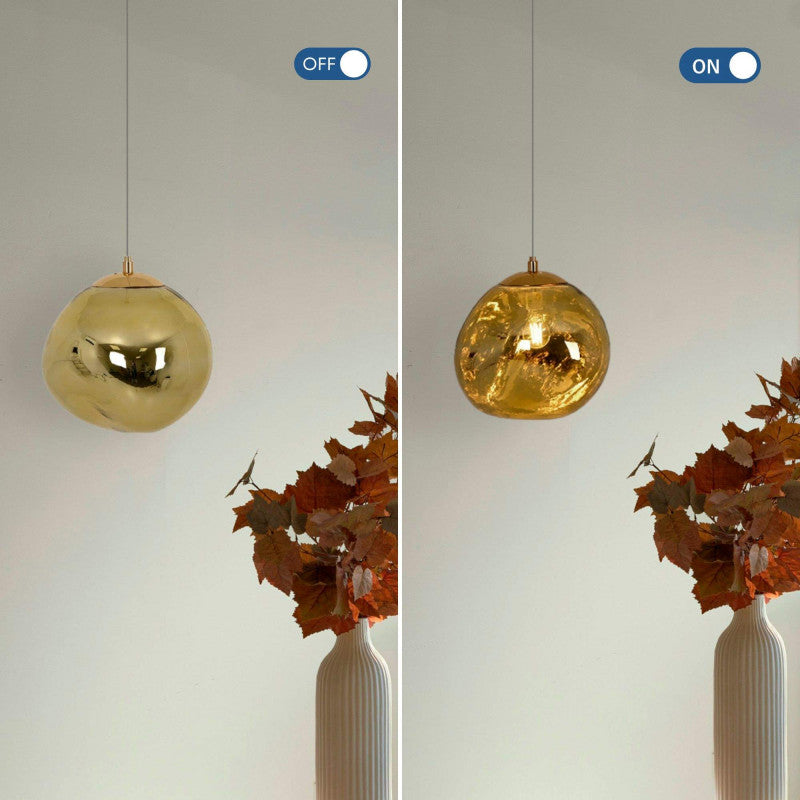 Lámpara colgante cristal de diseño "Abril"  - Ø 28cm