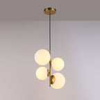 Lámpara colgante bola cristal "TANNA" - E27 - Ø 15cm