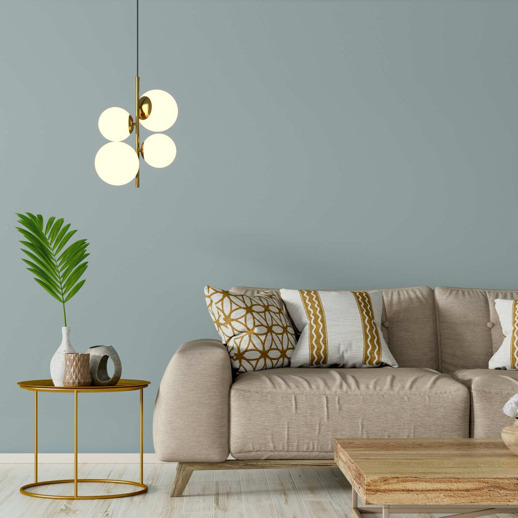 Lámpara colgante bola cristal "TANNA" - E27 - Ø 15cm