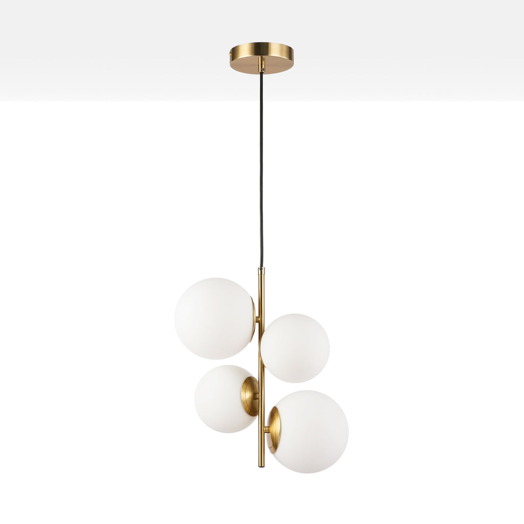 Lámpara colgante bola cristal "TANNA" - E27 - Ø 15cm