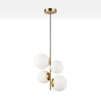 Lámpara colgante bola cristal "TANNA" - E27 - Ø 15cm