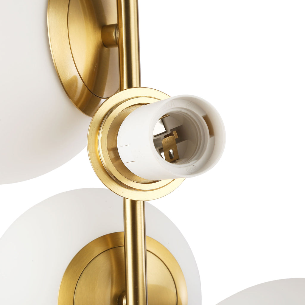 Lámpara colgante bola cristal "TANNA" - E27 - Ø 15cm