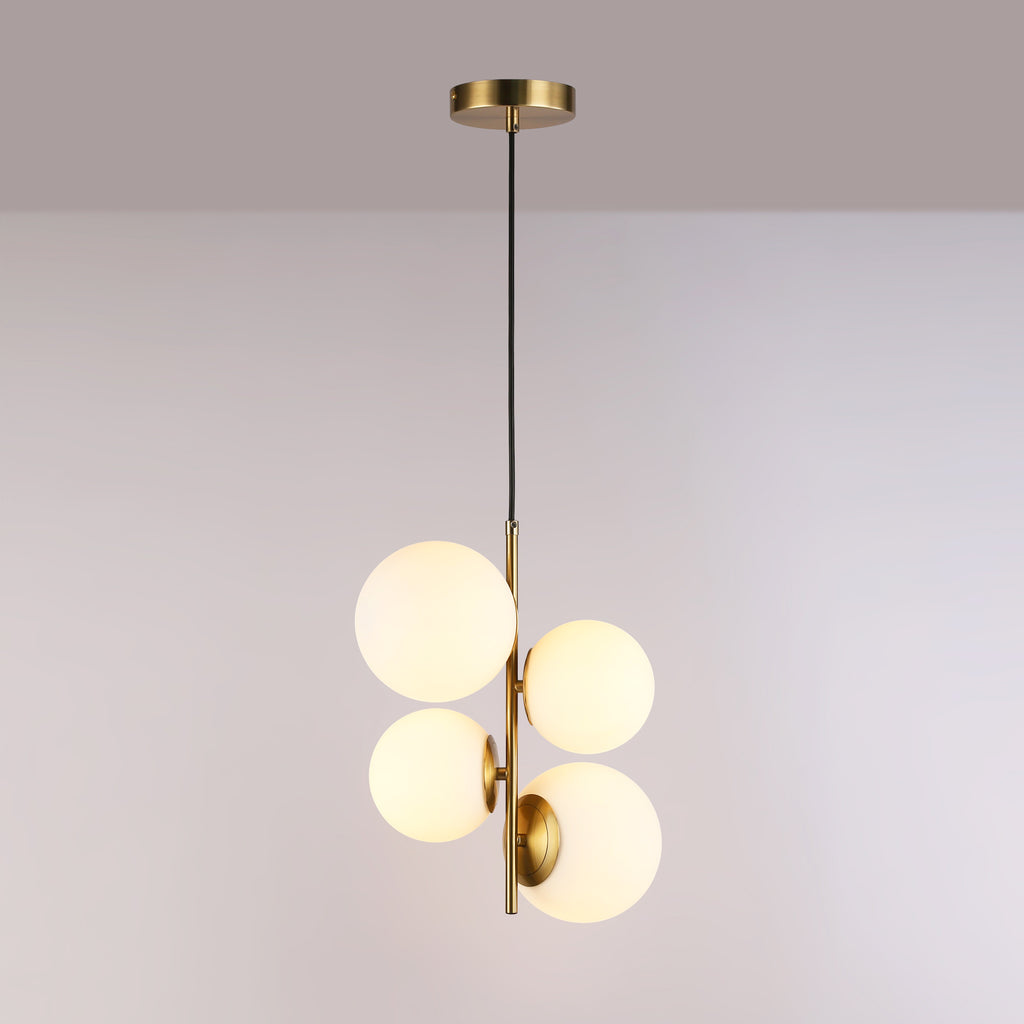 Lámpara colgante bola cristal "TANNA" - E27 - Ø 15cm